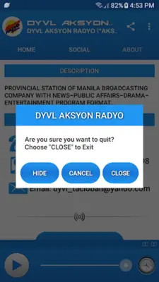 DYVL AKSYON RADYO android App screenshot 0